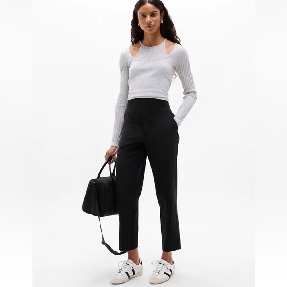 Athleta endless high rise pant blk 2, EUC